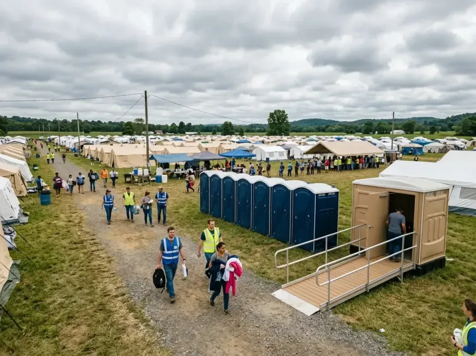 disaster-relief-camp-restrooms-010 — frequently asked questions, Dumpster & Portable Bathrooms Rental in Leonardo, NJ